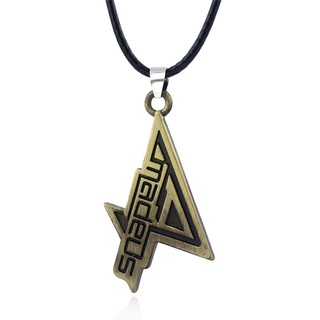 Destiny Stone Gate Series Ancient Bronze Gear Necklace Stein (7)