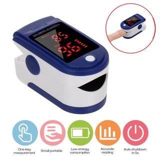 Finger Oximeter Fingertip Heart Rate Blood Oxygen Digital Pulse Oximeter TFT Screen Finger Clip SPO2 PR Pulse Rate Monitor