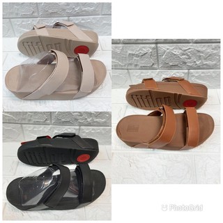 Shiny Leather Slides For Women / Fiflop / Leather Fitflop / Vernita Women Fitflop