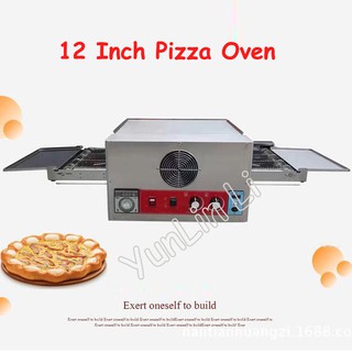 Electric Conveyor Pizza Oven Commercial 12 Inch Pizza Oven 220V Large Dispenser Cake Bread Pizza Mak