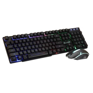 ✕◇D280 Suspended Keypress usb Gaming Keyboard and Gaming Mouse combo(black)