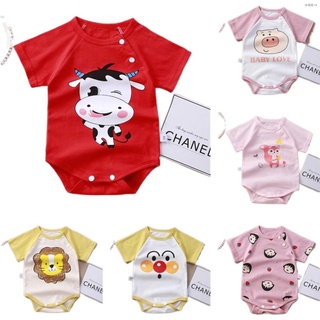 ✎Newborn Baby Romper One-Piece Kids Clothing Cartoon Short Sleeve Romper
