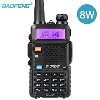 BaoFeng UV 5R Two Way Radio Real 8W 10KM 128CH Dual Band VHF(136-174MHz)UHF(400-520MHz) Amateur Ham (1)