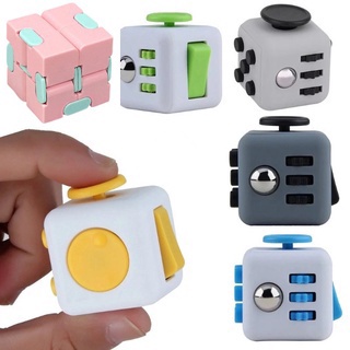 HOT Magic Fidget Cube For Games Infinite Cubes Anxiety Stress Relief Attention Decompression Plastic Focus Fidget Toy Gaming Dice Toy for Children Adult Kids Gift