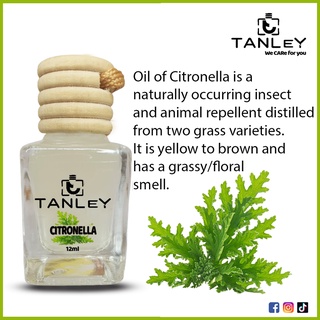Tanley 12ML Citronella Hanging Diffuser Car and Room Air Freshener Car Air Freshener Aircon scent