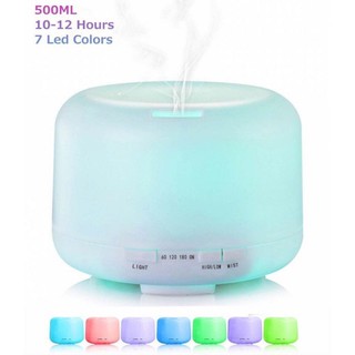 500ml 7 LED Color Aromatherapy Essential Oil Diffuser Ultrasonic Air Humidifier