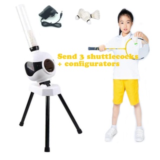 Outdoor ball games Automatic Badminton Training Machine, 2 Power Modes, Easy Installation.