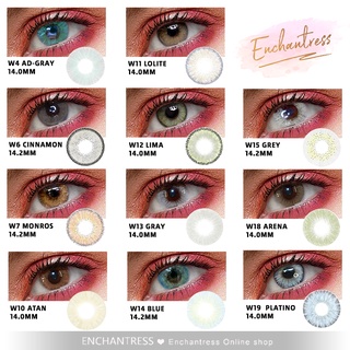 【Enchantress】 2pcs EURO EYES Colored Contact lens Soft Big Eye Makeup Yearly use【W/Freebie】 CM140