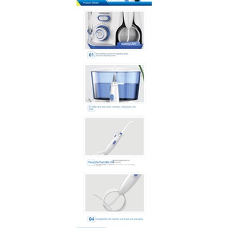 Waterpulse Water Flosser Teeth Cleaner Home Electric Oral Care Irrigator Dental Floss 5 Jet Tip800ML (8)