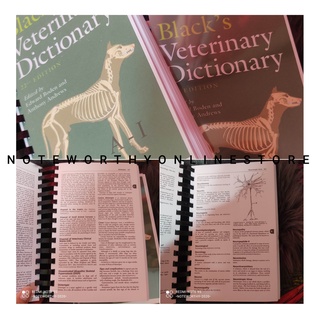 VetMed DVM Veterinarian Black's Veterinary Dictionary A-Z Booklet