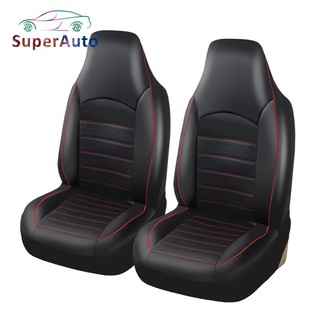 ❉✓【HOT】 SuperAuto Car Seat Covers Fit For Toyota Wigo Leather Automobile Seat Protector Interior Acc