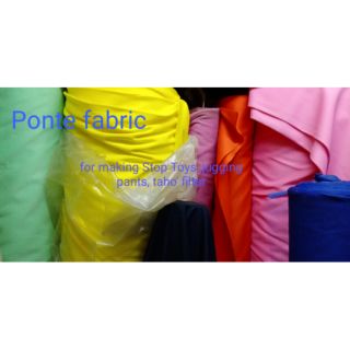 Ponte fabric, tela sold by yards 60" inches width "BARGAIN NA PO ITO PAUBOS NALANG