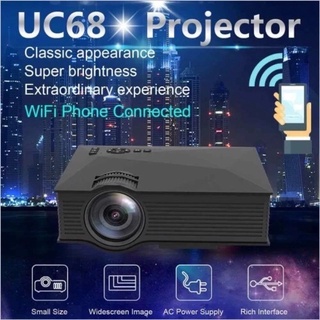 Mini Portable UNIC UC68 Wireless WIFI Full HD Projector 1800 lumens