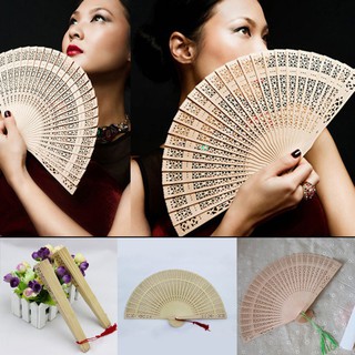 Folding Hand Held Fan Aromatic Pocket Chinese Style (1)