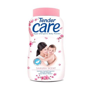 ﹊Tender Care Sakura Scent Hypo-Allergenic Baby Powder 100g