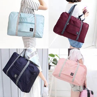 LUGGAGE◐Fashion Boutique Ladies Foldable Travel Trendy Bag WInd Blow Bag zh917