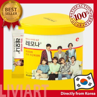 [Kyungnam] Lemona x BTS Daily Vitamin C 500mg Safe Korean Healthy Food (Powder 2g x 70ea, Powder 2g x 90ea, Drink 100ml x 10ea, Probiotics 2g x 100ea)
