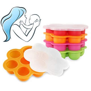 BK✿Silicone Weaning Baby Food Silicone Freezer Tray Storage Container BPA Free