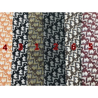 【Ready Stock】₪✴and D letter Jacquard fabric DIY bag cloth Handbags polyester cotton linen woven kain