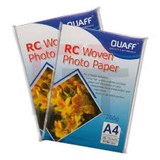 QUAFF RC WOVEN PHOTO PAPER 260gsm A4