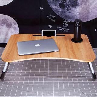 Computer desk Learning Desk Wearproof Foldable Lazy Bed Desk/Portable mainstays Laptop Wooden Table (3)