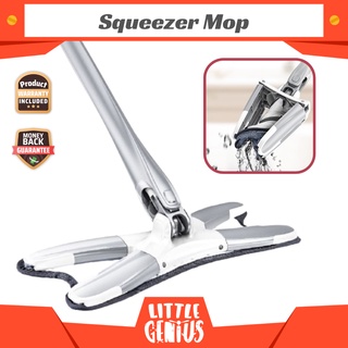 Mop with Spinner l Mop for Floor Cleaning wet and Dry l Mop with Squeezer l Mop for Floor