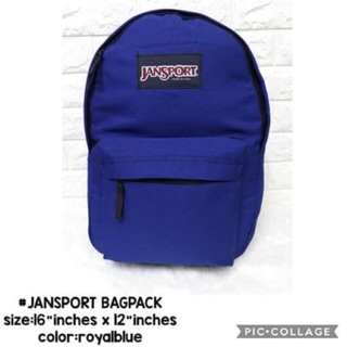 PLAIN BACKPACK JANSPORT /School Backpack