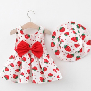 Baby Girl Dress Print Plaid Bow Summer Princess Party Dress Infant Toddler Clothes Newborn Baby