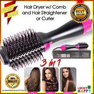 One Step 3 in 1 Hair Brush, Blower, and Volumizer Styler Rotating Hair Dyer Blower with Brush (1)