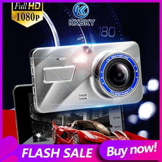 KKSKY Dual Lens Car Camera Dash Cam Car Dashboard