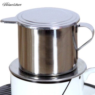 Shimei ✦ 50/100ml Vietnam Style Stainless Steel Coffee Drip Filter Maker Cup (9)