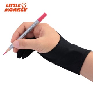 1pcs Unisex Two Finger MITTS Anti-Fouling Stain Repellent Touch Screen Gloves Lit