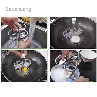 Zaozhuang Poached Egg Maker,Poached Egg Pan,Stainless Steel Egg Poacher,Egg Boiler Cooker,Hard Boiled Egg Poacher, Poached Egg Cups Non-Stick for Steaming Eggs
