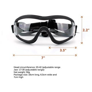 Mqbm @Kiki Store@ StockPet Glasses Dog Goggle Waterproof Pet Eye Protection Waterproof Snow Resistant Large UV Dog Glasses