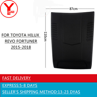 YCSUNZ 5D Brilliant Black car bonnet cover hood scoop vent car styling accessories For Toyota Hilux