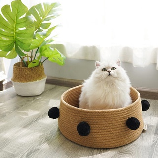 Zeze woven cat's nest four seasons universal net red cat bed cat bed Cat House Villa small dog kenne