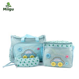 Miigu Mother & Baby 4 in 1 Diaper Big Baby Bag, Small Baby Bag & Travel Essentials Baby Bag 93606AB