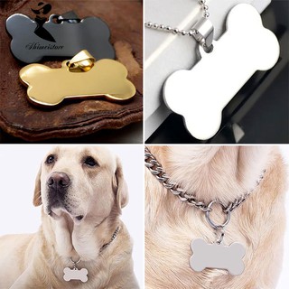 Cute Personalized Engraved Stainless Steel Dog Cat Pet ID (2)