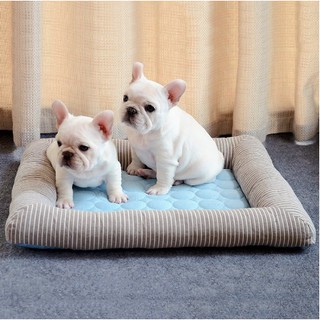 Pet Dog Bed Thicken Pet Cooling Mat Puppy Dog Beds Soft Kennel Silk Dog (1)