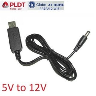 [COD Available] WiFi to Powerbank Cable for PLDT/Globe Home Prepaid WiFi ( 5v to 12v step-up Cable )