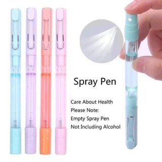 Sprayer alcohol spray gel pen multi-function stand spray disinfection pen Macaron student pen (1)