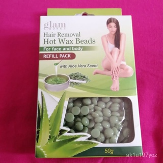 Glamworks Hair Removal Hot Wax Kit/Refill Beads/Pape0