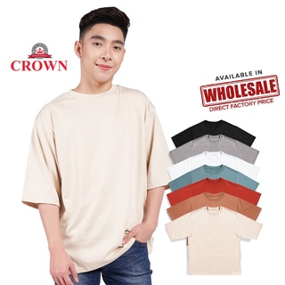 HOT Crown Mens Oversized Shirt Collection Loose Fit Oversize Tshirt unisex tee plus size tops
