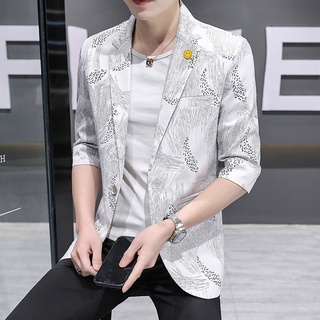 Men's Sleeve Small Suit Korean Thin Casual Suit Jacket