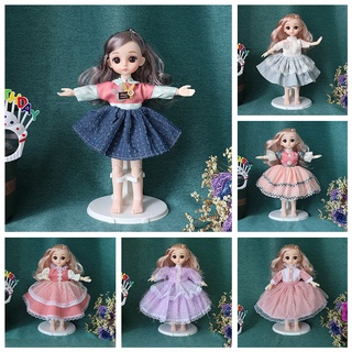 30cm Barbie Doll Clothes BJD Blythe Doll Dress Girls Toy Children Birthday Gift