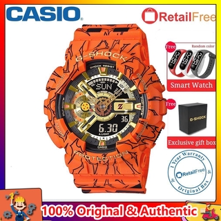 Ready Stock！Casio watch G-SHOCK GA-110 Dragon Ball Z One Piece Multifunction Sport Waterproof watch