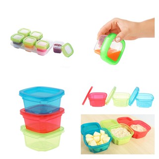 Baω Breastmilk and baby food storage cup frozen storage sealed box ωby