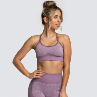 Quick Dry Yoga Vest Set Running Seamless Fitness Bra Set (4)
