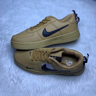 (SOLE) [OEM] SALE SALE !!! AF1 RUNNING SHOES CLASSIC SNEAKERS UNISEX (AIRFOCE1) Brown [COD]