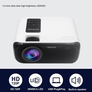 New Android System Projector Mobile Phone Screen High-Definition1080POffice Home Mini Intelligence P